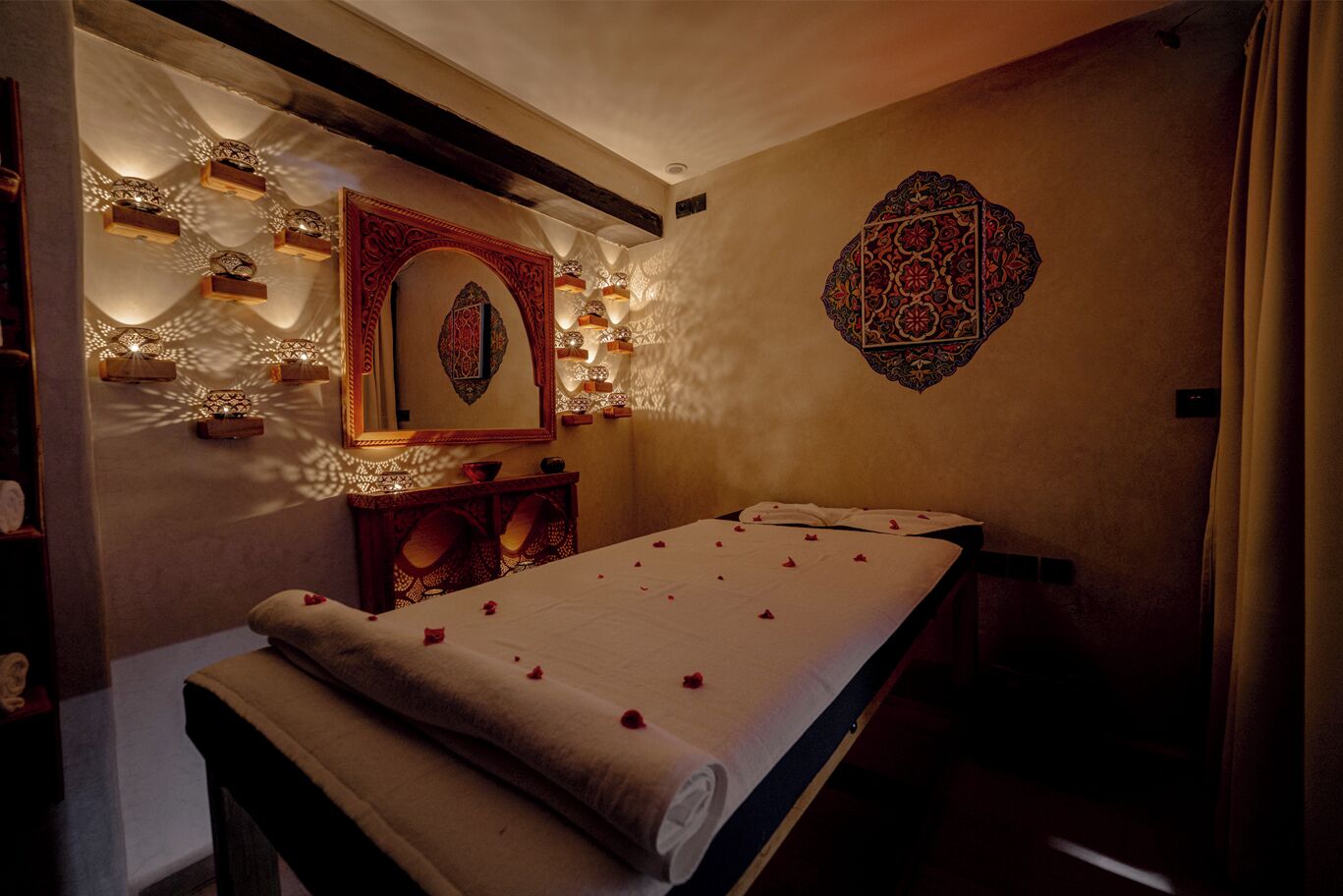 Espace de soins pour les couples, hammam, soins corporels