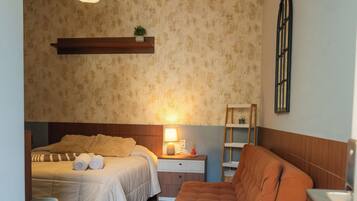 1 chambre, fer et planche à repasser, Wi-Fi, draps fournis