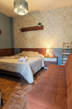1 chambre, fer et planche à repasser, Wi-Fi, draps fournis