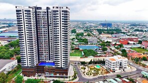 Uitzicht vanuit accommodatie