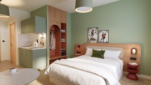 Premium bedding, in-room safe, blackout drapes, soundproofing - All Suites Appart Hôtel | Serris Val-d’Europe (Serris)
