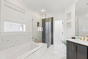 Hair dryer, towels