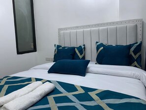 1 間睡房、熨斗/熨衫板、免費 Wi-Fi、床單