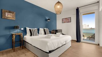 1 slaapkamer, een strijkplank/strijkijzer, gratis wifi, beddengoed