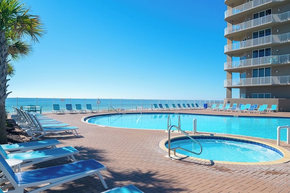 Indoor pool, outdoor pool