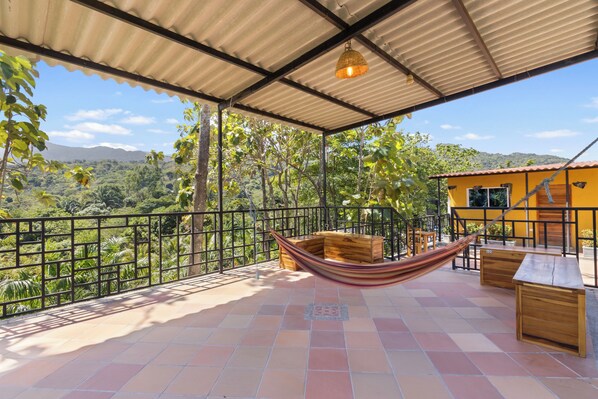 Deluxe Double Room, Patio, Mountain View | Terrace/patio