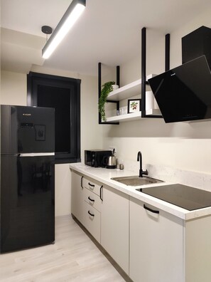 Habitació Comfort, balcó | Cuina privada