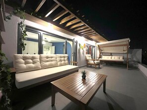 Appartement Duplex Panoramique, vue mer | Terrasse/Patio