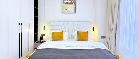 2 室のベッドルーム、アイロン / アイロン台、インターネット、ベッドシーツ