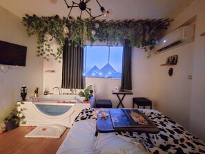 1 bedroom, iron/ironing board, Internet, bed sheets