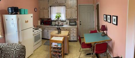 Microwave, oven, stovetop