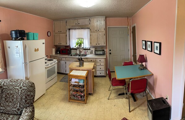 Microwave, oven, stovetop