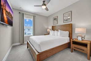 3 bedrooms, in-room safe, iron/ironing board, travel crib