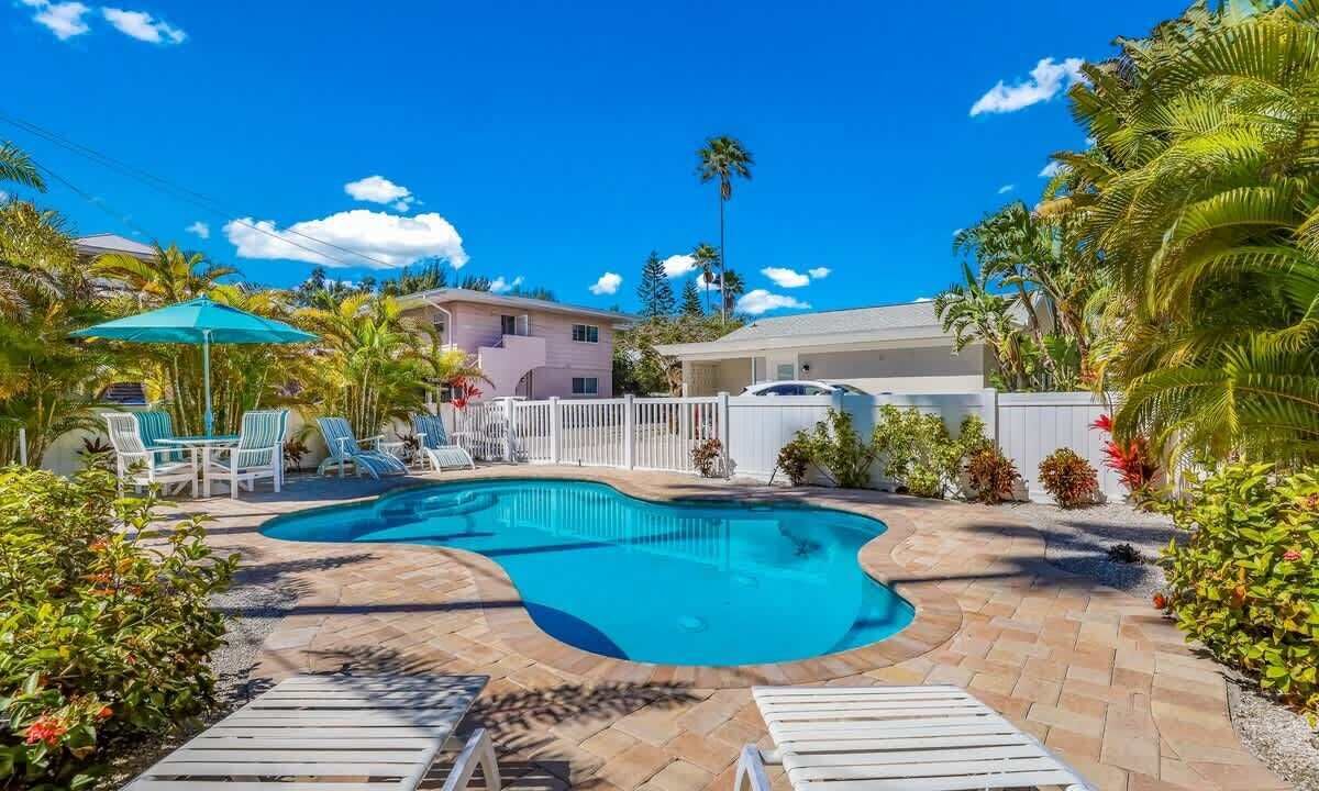 Utendørsbasseng og et oppvarmet basseng