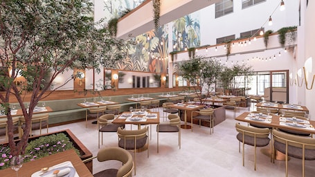 Lunch and dinner served . The Promissory Hotel