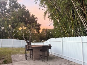 Outdoor dining