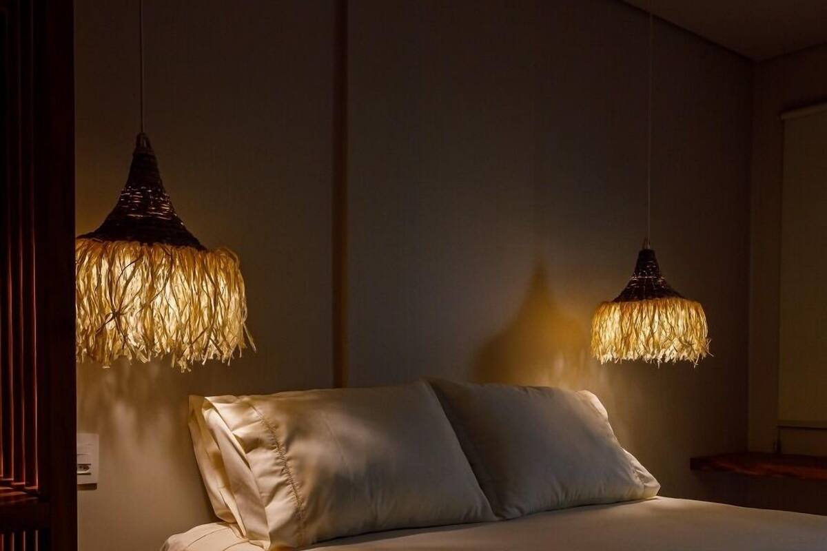 Chambre avec lits jumeaux | Bâtiment design