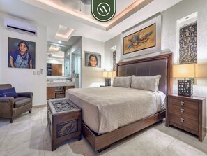 Departamento, 1 cama King size, balcón (V399 505) | 1 habitación, decoración personalizada y muebles diferentes 