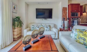 Condo, 1 King Bed, Hot Tub (V399 505) | Living area - Amazing 1 BR Condo in Romantic Zone - Rooftop Pool (Puerto Vallarta)