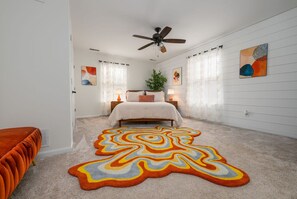 3 bedrooms, desk, iron/ironing board, WiFi