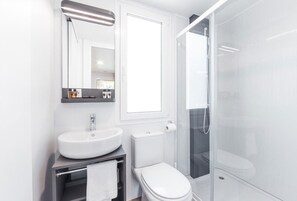 Shower, hair dryer