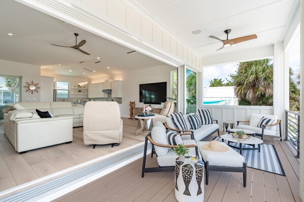 Maison, plusieurs lits (Sun Kissed Villa) | Coin séjour