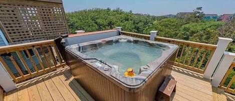 Baignoire à remous extérieure