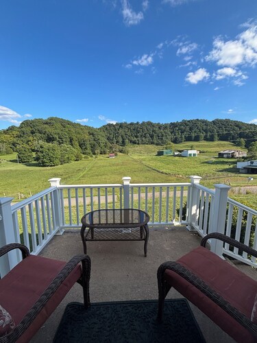 Welcome to Mini Meadows, a cozy two bedroom home in the country