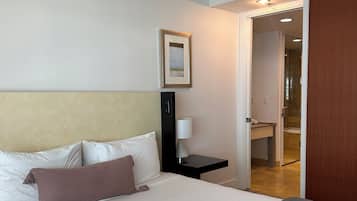 Deluxe-Apartment | Verdunkelungsvorhänge, schallisolierte Zimmer, Bügeleisen/Bügelbrett