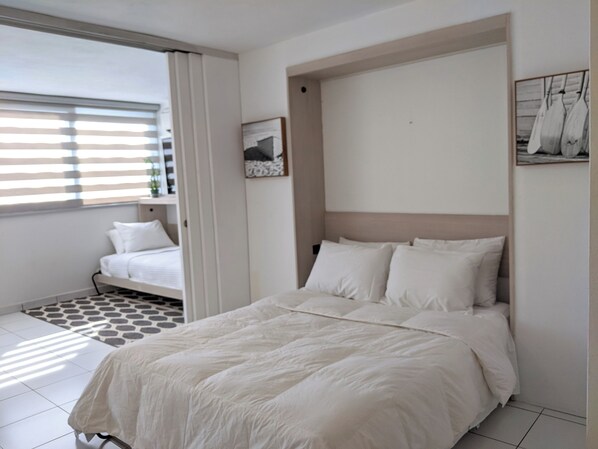 1 多间卧室、熨斗/熨衣板、WiFi、床单