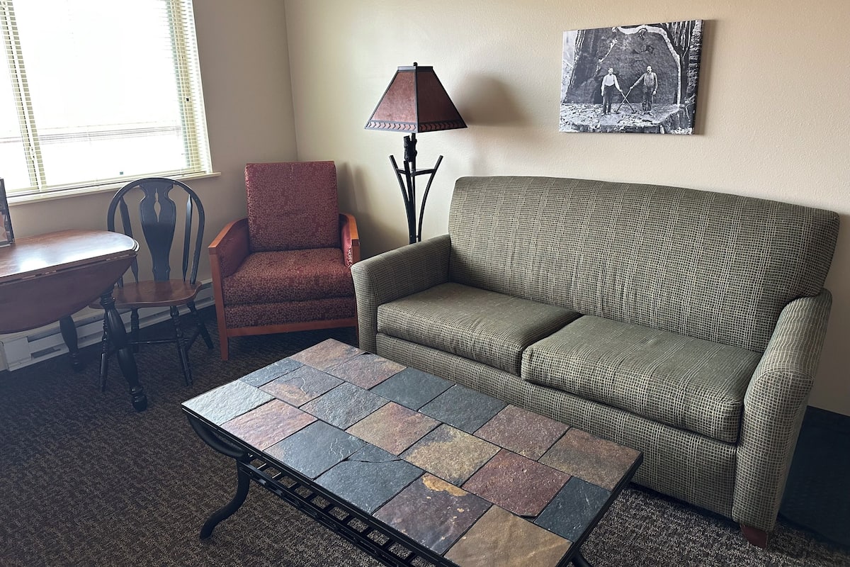 Apartment, 1 Bedroom | Laptop workspace, iron/ironing board (on request), cots/infant beds