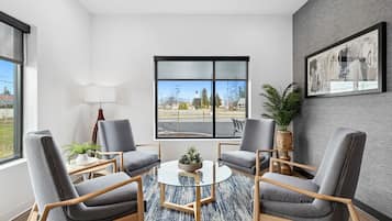 Sitteområde i lobbyen