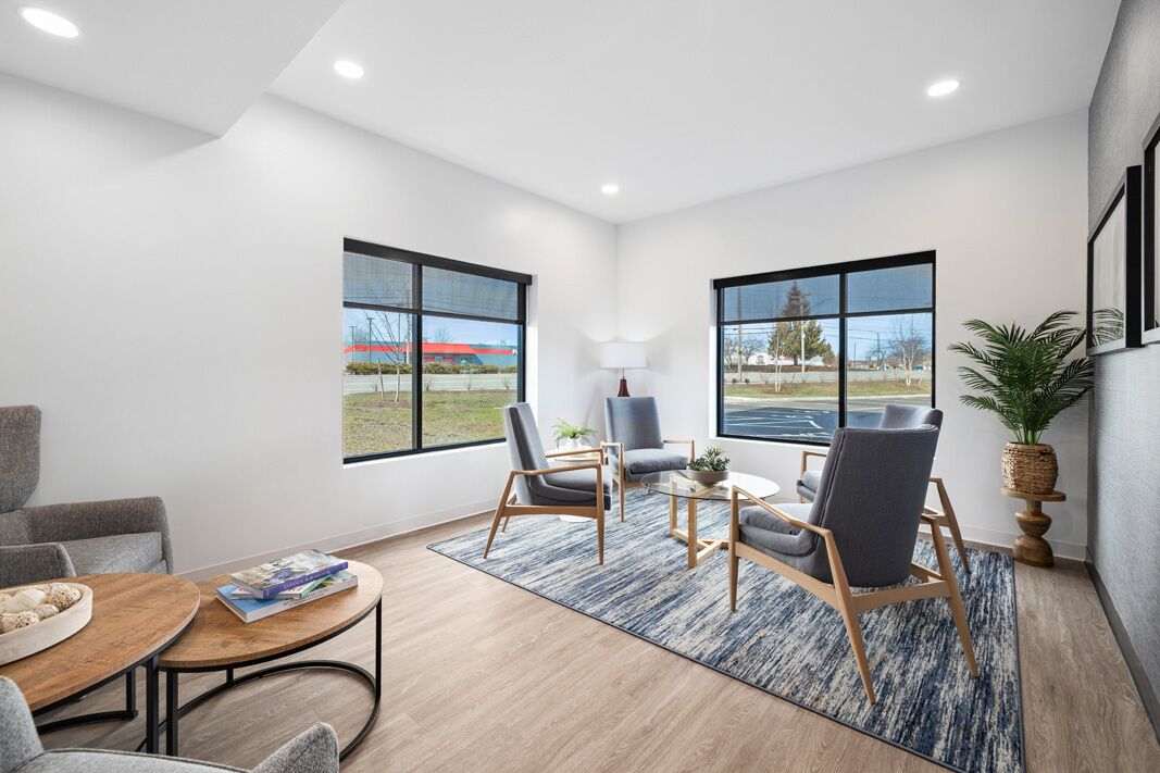 Coin salon dans le hall