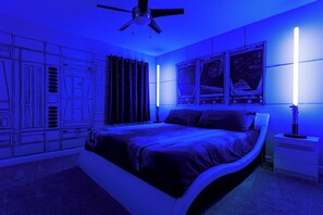 9 bedrooms, desk, iron/ironing board, travel crib