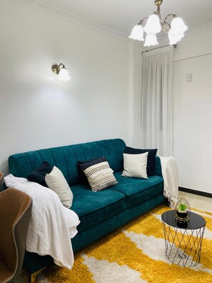 Fernseher, Kamin