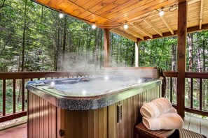 Baignoire à remous extérieure
