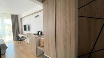 Deluxe Double Room, Balcony, Garden View | In-room safe, iron/ironing board, free WiFi