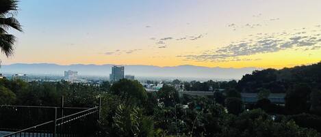 Blick von der Unterkunft