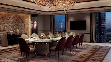 Premium bedding, down comforters, Tempur-Pedic beds, minibar