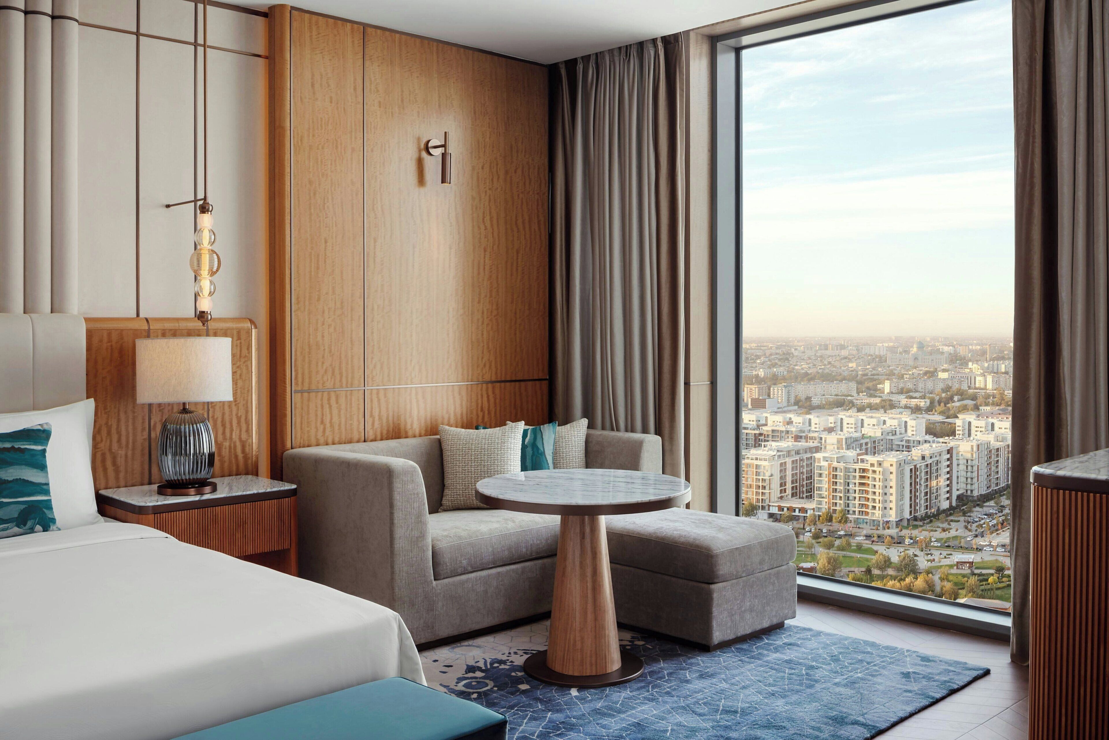 高档床上用品、羽绒被、泰普尔床垫、迷你吧