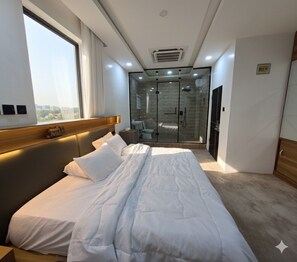 Luxury Double Room, City View | Free WiFi - Dimple Travelodge (Lekki)