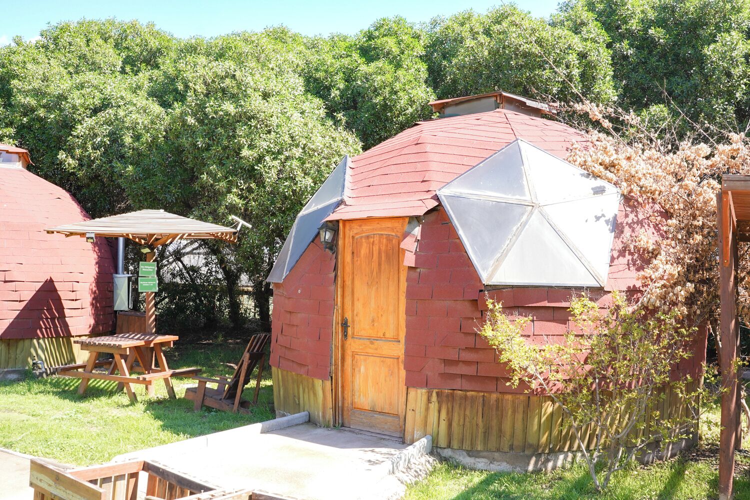 Majoituspaikan julkisivu