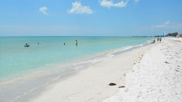 En la playa