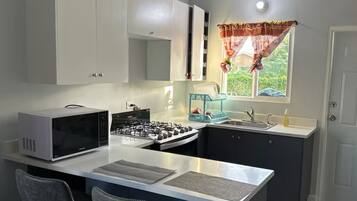 Microwave, oven, stovetop