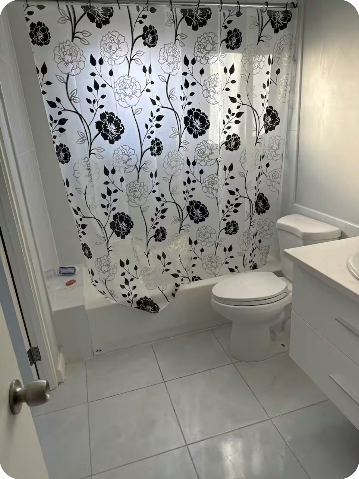 Towels, soap, toilet paper