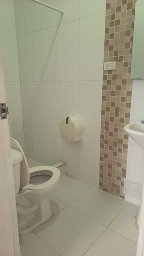 淋浴設備、毛巾、肥皂、衛生紙