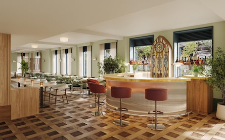Bar (on property). The Derby London City, Curio Collection By Hilton