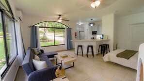 1 bedroom, iron/ironing board, Internet, bed sheets