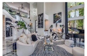 Interior - Lux Stunning Mansion, Pool. Private, gated community, on pond. (Arlington)