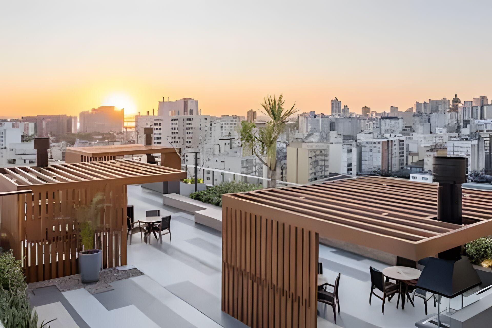 Apartamento básico | Restaurante al aire libre